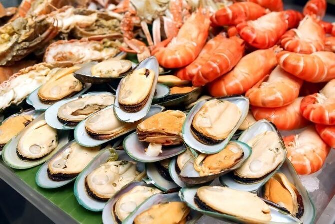 Quà tặng biển cho chế độ ăn uống
