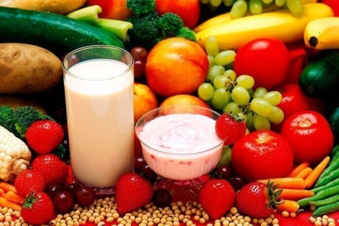 chế độ ăn trái cây và sữa chua